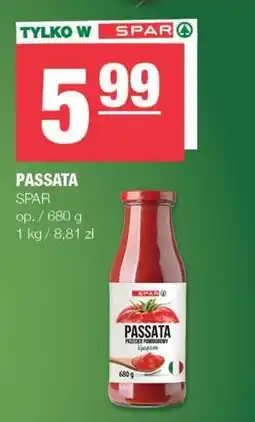 Spar Passata SPAR oferta