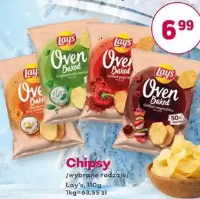 Społem Lay's Oven Baked Pieczone formowane chipsy ziemniaczane o smaku grillowanych warzyw 110 g oferta