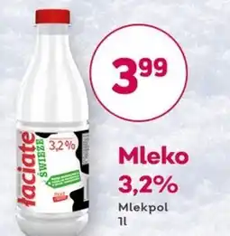 Społem Łaciate Mleko świeże 3,2 % 1 l oferta