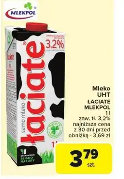 Carrefour Łaciate Mleko UHT 3,2 % 1 l oferta