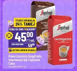 Polomarket Segafredo Zanetti Intermezzo Kawa palona ziarnista 1000 g oferta