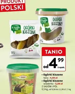 Intermarche Ogórki kiszone Folia oferta