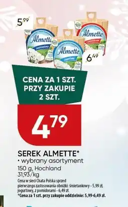 Chata Polska Almette Puszysty serek twarogowy śmietankowy 150 g oferta