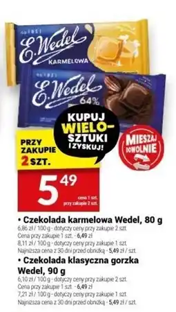 Twój Market E. Wedel Czekolada biała karmelowa 80 g oferta