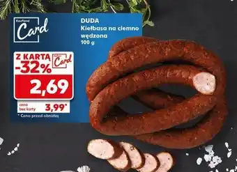 Kaufland Kiełbasa na ciemno wędzona Silesia Duda oferta