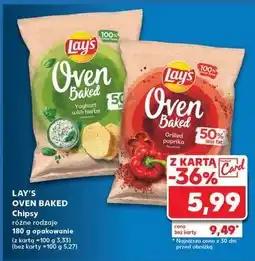 Kaufland Chipsy grillowana papryka Lay's Oven Baked (Prosto Z Pieca) oferta