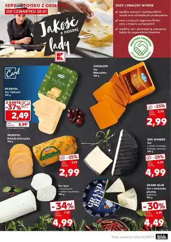 Kaufland Ser kozi ziołowo-czosnkowy oferta