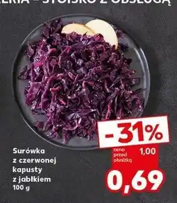 Kaufland Surówka z czerwonej kapusty jabłkiem oferta