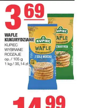 EuroSPAR Wafle kukurydziane Kupiec oferta