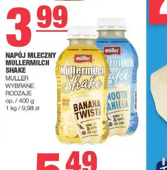 EuroSPAR Napój mleczny Müllermilch Shake oferta