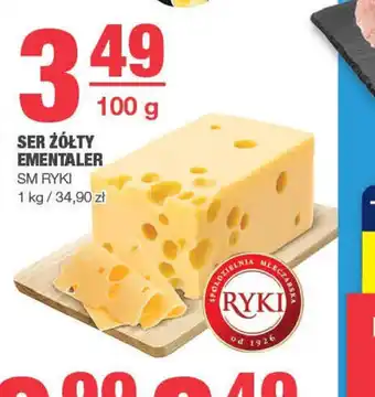 EuroSPAR Ser żółty Emmentaler Ryki oferta