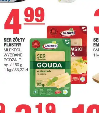 EuroSPAR Ser żółty plasterki oferta