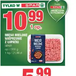 EuroSPAR Mięso mielone wieprzowe z łopatki oferta