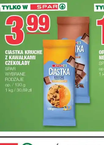 EuroSPAR Ciastka kruche z kawałkami czekolady oferta