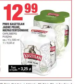 EuroSPAR Piwo Kasztelan Jasne Pełne Niepasteryzowane oferta