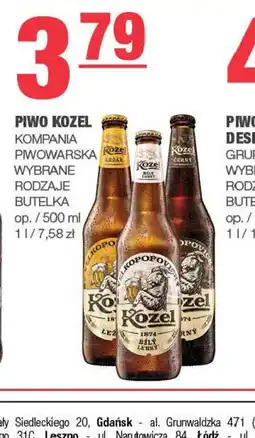 EuroSPAR Piwo Kozel oferta