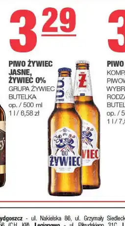 EuroSPAR Piwo Zywiec Jasne, Zywiec 0% oferta