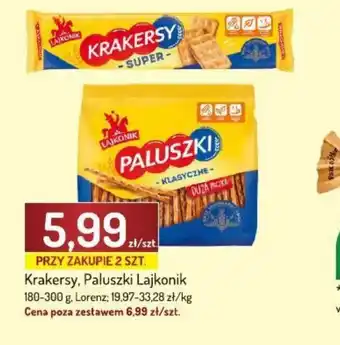 Avita Krakersy, Paluszki Lajkonik oferta