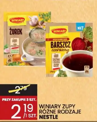 Wafelek Winiary zupy nestle oferta