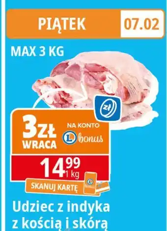 E.Leclerc Udziec z indyka z kością oferta