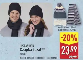 ALDI Czapka i szal Up2Fashion oferta