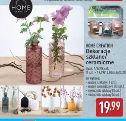 ALDI Świecznik szklany Home Creation oferta