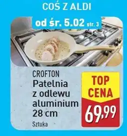 ALDI Patelnia aluminiowa 28 cm Crofton oferta