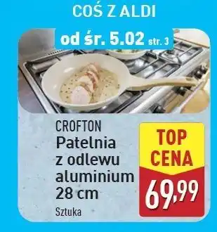 ALDI Patelnia aluminiowa 28 cm Crofton oferta