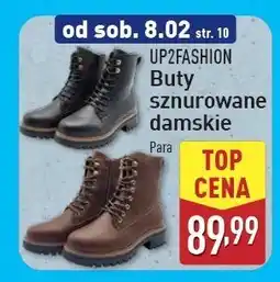 ALDI Buty damskie sznurowane 37-40 Up2Fashion oferta