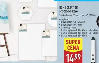 ALDI Podobrazie 25 x 30 cm Home Creation oferta