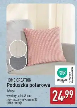 ALDI Poduszka polarowa 45 x cm Home Creation oferta