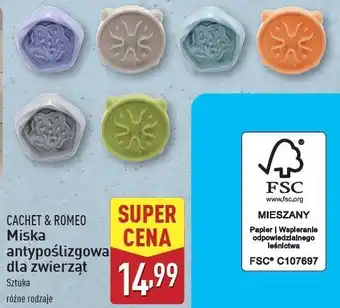 ALDI Miska antypoślizgowa Cachet&Romeo oferta