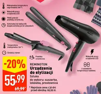 ALDI Prostownica do włosów Remington oferta