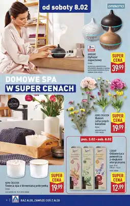 ALDI Świeca spa z drewnianą pokrywką Home Creation oferta