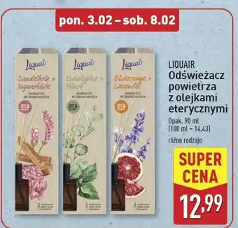 ALDI Odświeżacz powietrza blutorange Liquair oferta