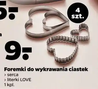 Netto Foremki do pieczenia literki love oferta