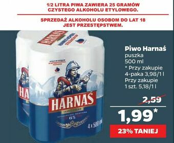 Netto Piwo Harnaś oferta
