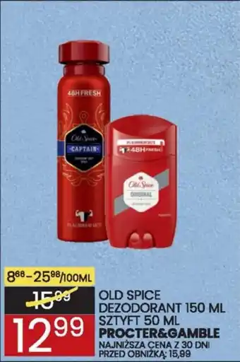 Wafelek Old spice dezodorant / sztyft procter&gamble oferta