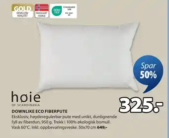 JYSK DOWNLIKE ECO FIBERPUTE oferta