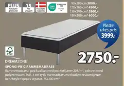 JYSK SPONGI PB12 RAMMEMADRASS oferta