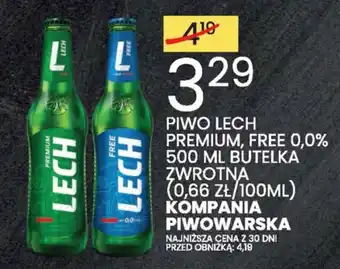 Wafelek Piwo lech premium, free 0,0% kompania piwowarska oferta