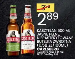 Wafelek Kasztelan jasne pełne, niepasteryzowane carlsberg oferta