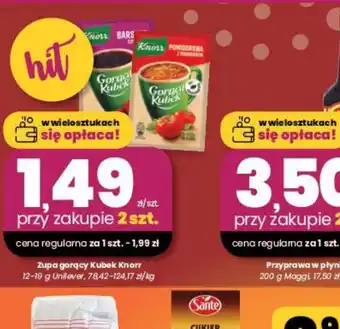 EMMA market Zupa Gorący Kubek Knorr oferta