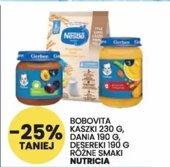 Wafelek Bobovita kaszki, dania, desereki nutricia oferta