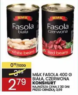 Wafelek M&k fasola biała, czerwona konshurt oferta