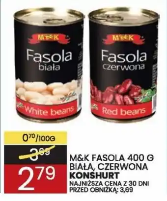 Wafelek M&k fasola biała, czerwona konshurt oferta