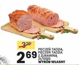 Wafelek Pieczeń tadzia wyrób własny oferta