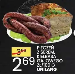 Wafelek Pieczeń z serem, kiełbasa gajowego unilang oferta