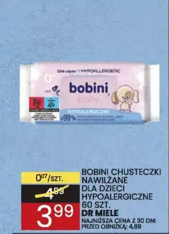 Wafelek Bobini chusteczki nawilżane dla dzieci dr miele oferta