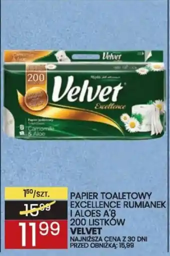 Wafelek Papier toaletowy excellence velvet oferta